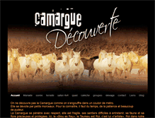 Tablet Screenshot of camargue-decouverte.fr